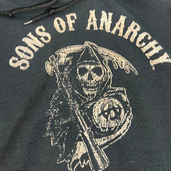 Sons Of Anarchy Hoodie Black OG Gilden‎ Heavy Blend L - Picture 14 of 16